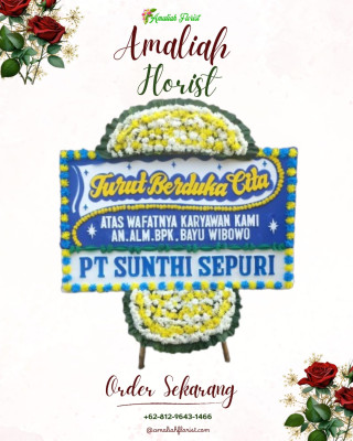 Papan Bunga Duka di Tangen