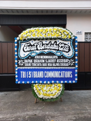 Papan Bunga Duka di Tangen